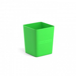 Подставка-стакан ErichKrause Base Neon Solidt, пластик, зеленый