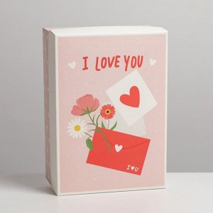 Коробка складная «Любовное письмо», 21 x 15 x 7 см