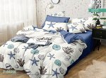 Комплект постельного белья из ПОПЛИНА 2 спальный с Европростыней