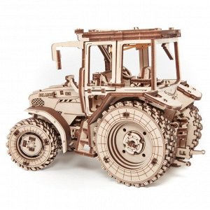 Сборная модель деревянная 3D EWA Трактор Беларус 82