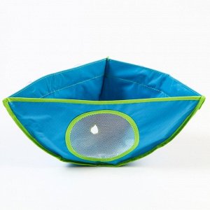 Сетка для хранения игрушек в ванной, голубая