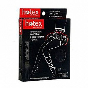 Колготки Hotex с шортиками 70 den( черн)