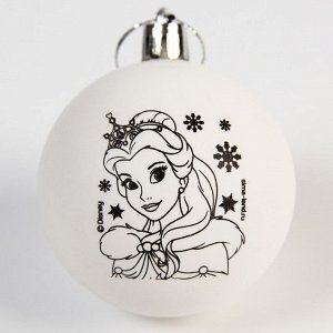 Набор для творчества Новогодний шар Принцессы: Белль, размер шара 5,5 см