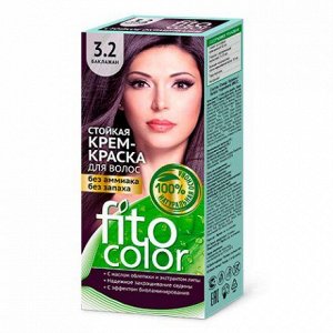 Стойкая крем-краска для волос Fitocolor 115 мл, тон 3.2 баклажан
