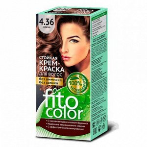 Стойкая крем-краска для волос Fitocolor 115 мл, тон 4.36 мокко