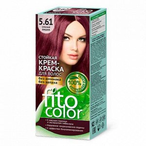 Стойкая крем-краска для волос Fitocolor 115 мл, тон 5.61 спелая вишня