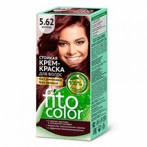 Стойкая крем-краска для волос Fitocolor 115 мл, тон 5.62 бургунд