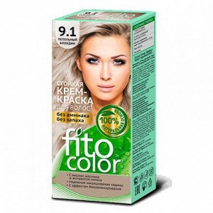 Стойкая крем-краска для волос Fitocolor 115 мл, тон 9.1 пепельный блондин