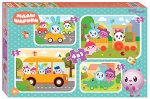 Мозаика &quot;puzzle&quot; 4в1 &quot;Малышарики&quot; (RIKI) 92312