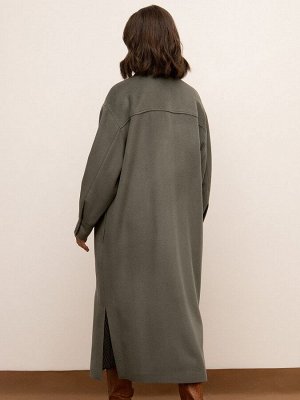 EMKA / Пальто - рубашка R076/aken