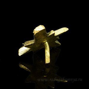 Накладка "Европа Азия" из бронзы литье 40*10мм