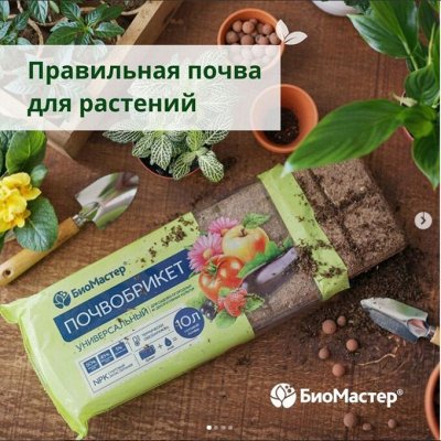 Почвобрикеты и грунты для растений