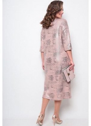 Платье Michel Chic 2074 розовое серебро
