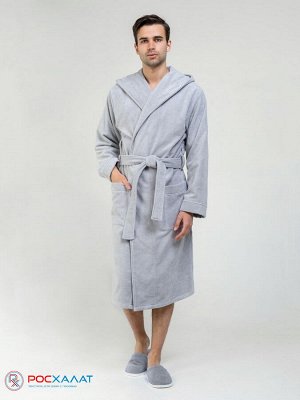 Мужской махровый халат с капюшоном МЗ-05 (53)