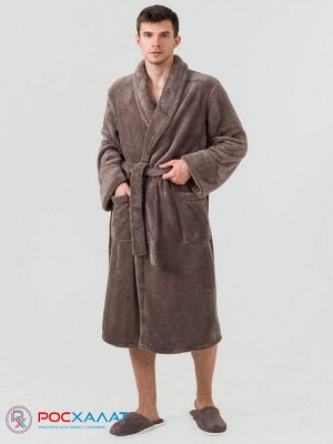 Мужской халат с шалькой из велсофта ВЗ-05 (69)