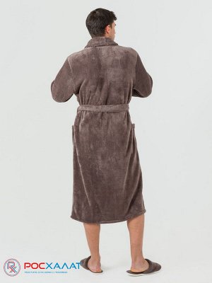 Мужской халат с шалькой из велсофта ВЗ-05 (69)