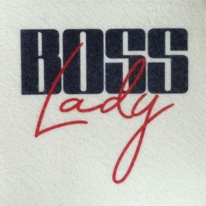 Шапка для бани принт "Boss Lady"