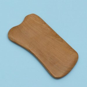 Массажёр Гуаша «Пластинка», 10,5 ? 6 см, деревянный
