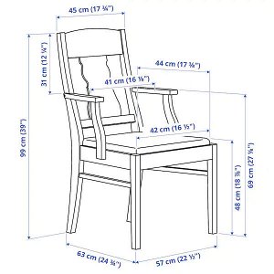 INGATORP ИНГАТОРП Стул, белый/Халларп бежевый