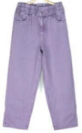 Брюки Цвет: Фиолетовый, Тип ткани: Текстиль, Материал: 100% хлопок