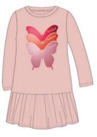 Платье Цвет: Розовый, Тип ткани: Трикотаж, Материал: 95% хлопок, 5% эластан