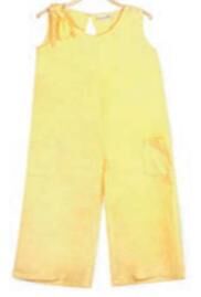 Комбинезон Цвет: Желтый, Тип ткани: Текстиль, Материал: 100% хлопок