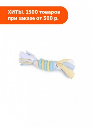 Игрушка для собак Кольца из термопластичной резины на лентах с узлами 21см Camon