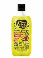 MONOLOVE BIO Гель&amp;Блеск для душа Тонус&amp;Гладкость PINEAPPLE -JAMAICA (ананас + киви + Е), 300 мл # ©