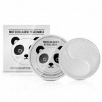 Патчи White Collagen Eye Gel Mask Fresh Moisturizing Silky (panda)