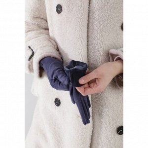 Перчатки, размер 8, без утеплителя, цвет синий