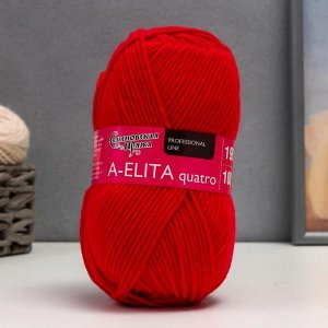 Пряжа A-elita quatro (Аэлита кватро) 50% шерсть, 50% акрил 190м/100гр (171 гвоздика)