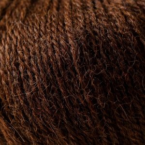 Пряжа для вязания спицами, крючком «Камтекс. Альпака», 65% альпака, 20% вискоза, 15% акрил, 150 м/50 г, (063 шоколад)