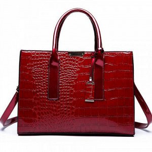 Женская кожаная сумка K-102 WINE RED