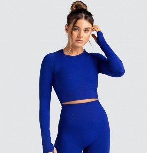 Женская спортивная кофта, цвет синий