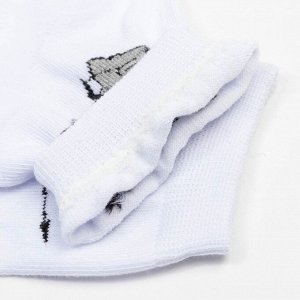 Носки женские «Лямур», цвет белый, р-р 23-25