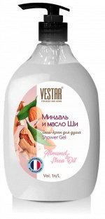 VESTAR® Гель для душа &quot;Миндаль и масло Ши&quot; 1000мл, флакон
