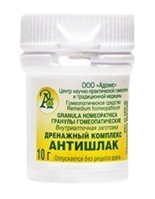 Гранулы гомеопатические "Дренажный комплекс антишлак"