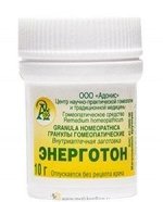 Гранулы гомеопатические &quot;Энерготон&quot;