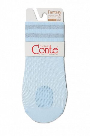 Женские носки в сетку с люрексом Conte elegant