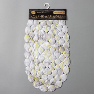 SPA-коврик для ванны на присосках SAVANNA «Мрамор», 37?68 см, цвет серый