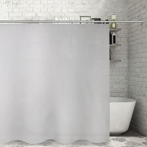 Штора для ванной комнаты Доляна «Классика», 180x180 см, EVA, цвет белый