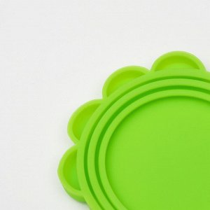 Крышка для консервных банок 3 размеров (6,5, 7,2 и 8,3 см), зелёная