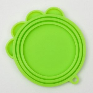 Крышка для консервных банок 3 размеров (6,5, 7,2 и 8,3 см), зелёная