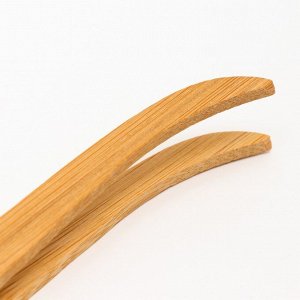 Пинцет для террариума NomoyPet из бамбука, изогнутый, 16,5 см