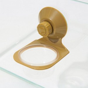 Кормушка NomoyPet для террариума на присоске, 7,5 х 11 см