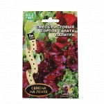 Семена Смесь листовых сортов салата &quot;Палитра&quot;, лента, 8 м