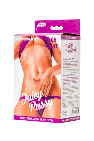 Мастурбатор реалистичный TOYFA  Juicy Pussy Rich Fruit, TPR, телесный, 16 см