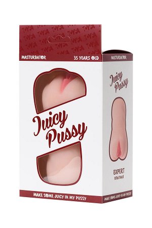Мастурбатор реалистичный TOYFA Juicy Pussy, Expert, TPR, телесный, 13,5 см