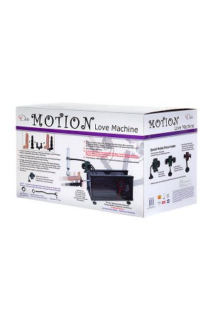 Секс-машина Diva Motion, с двумя насадками, металл, черная, 58 см