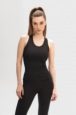 Майка спортивная женская МОДЕЛЬ 1. Черный